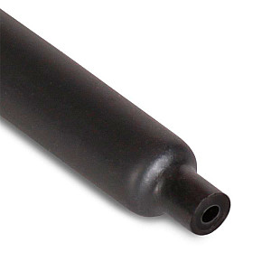 Трубка термоусадочная КВТ 59697 клеевая ТТК 3:1-12/4 черная