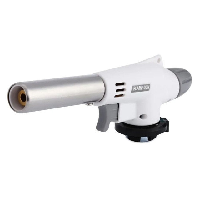 Горелка газовая Flame Gun 920 Белая керамика с пьезорозжигом