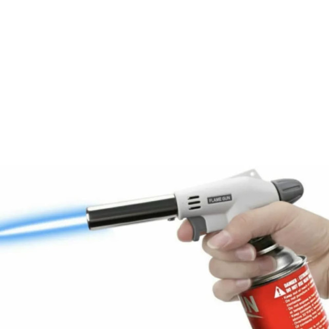 Горелка газовая Flame Gun 920 Белая керамика с пьезорозжигом