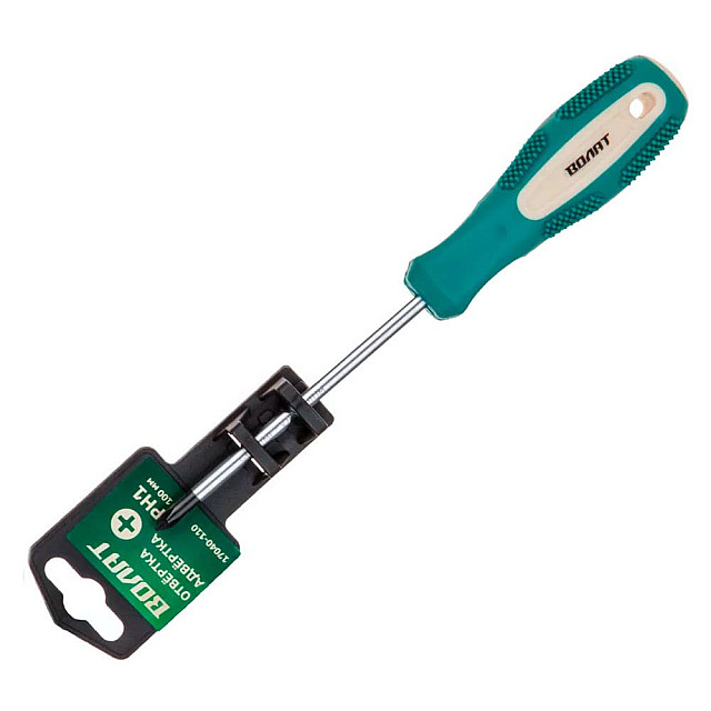 Отвертка Волат 17040-110 крестовая PH1 100 мм