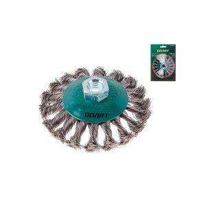 Щетка дисковая Волат 81060-100 косичка 100 мм/М14