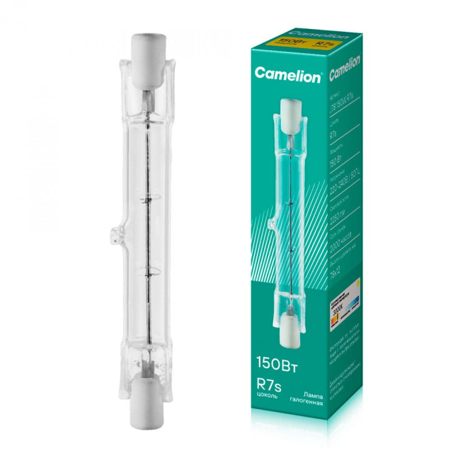 Лампа галогенная Camelion 2933 J78 150W R7s 78 мм 220V линейная