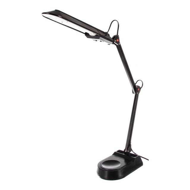 Светильник настольный Camelion KD-017А C02 база+струбцина черный