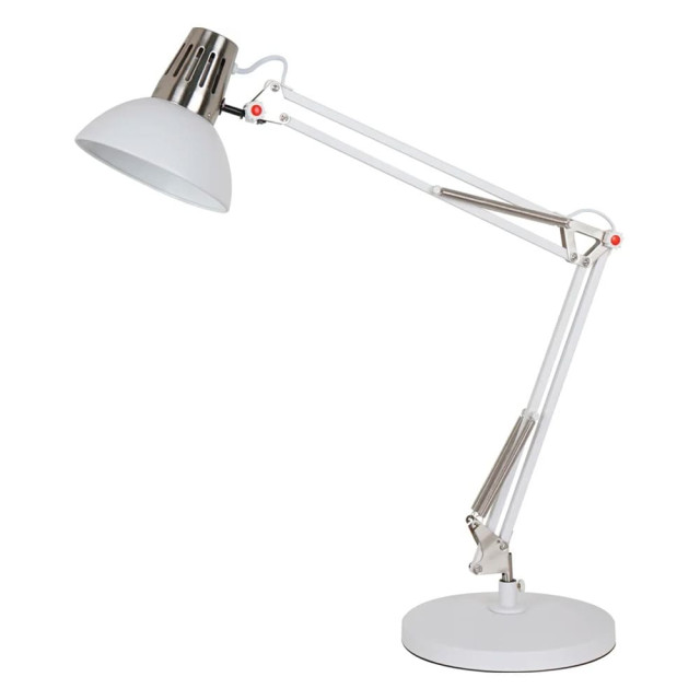 Светильник настольный Camelion Berlin KD-431A С71 E27 белый+хром