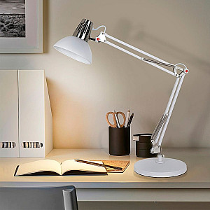 Светильник настольный Camelion Berlin KD-431A С71 E27 белый+хром