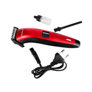 Триммер для волос и бороды Ergolux ELX-HT01-C43 красный