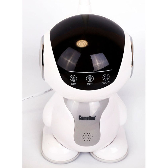 Светильник настольный Camelion KD-858 C01 LED сенсорная регулировка яркости белый/серый