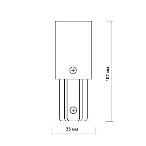 Комплект торцевых элементов Jazzway PTR EC-WH белый