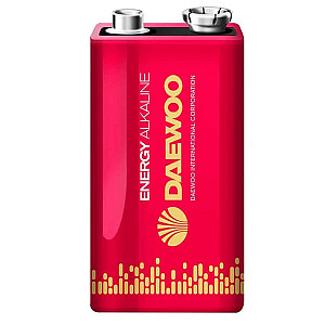 Батарейка Daewoo Energy 5029729 6LR61 9V alkaline BL