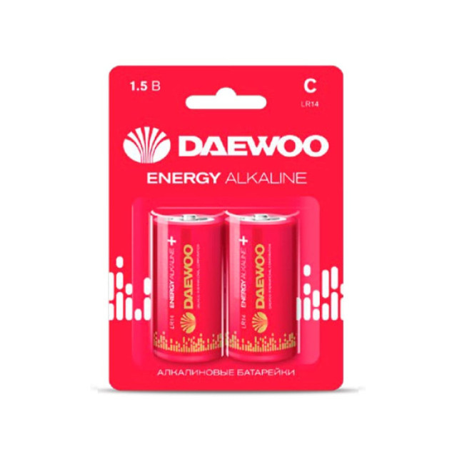 Элемент питания Daewoo LR14 energy Alkaline 2021 B