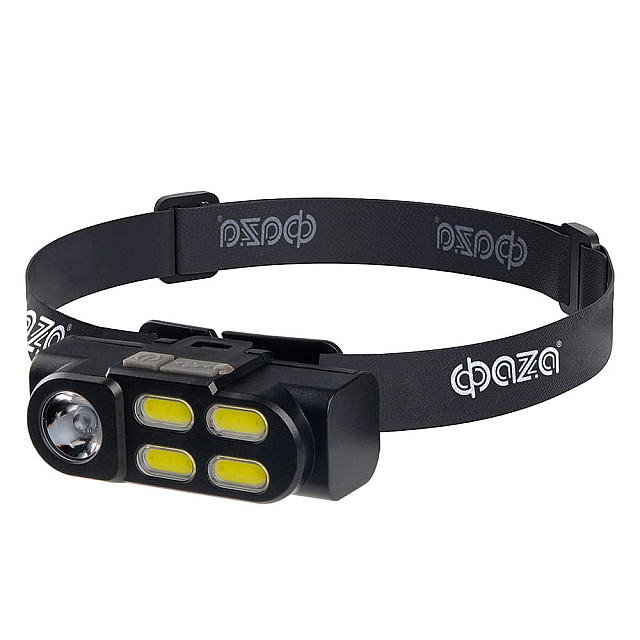 Фонарь налобный ФАZA AccuFH6-4COB/L3W