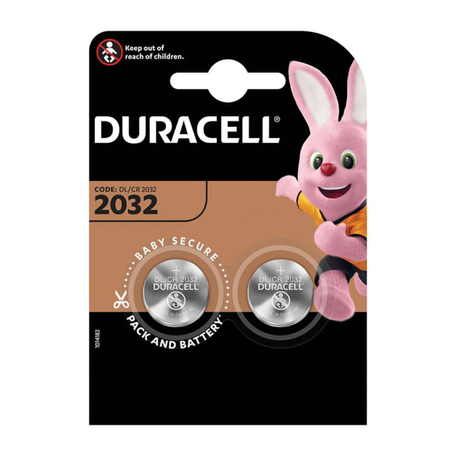 Батарейка Duracell CR2032 BL2