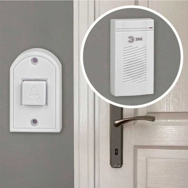 Звонок проводной Эра D50 Б0052882 1 мелодия белый