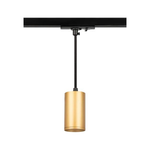 Светильник трековый Эра TR45-GU10 Б0054184 S MG MR16 подвесной 52*100 мм золото