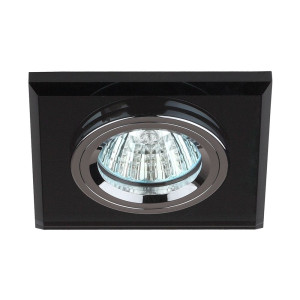 Светильник точечный Эра DK8 CH/BK MR16 12V/220V 50W акрил серый черный