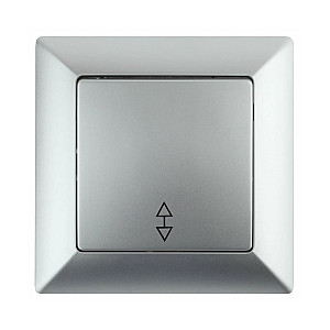 Переключатель Intro Solo 4-103-03  одноклавишный алюминий