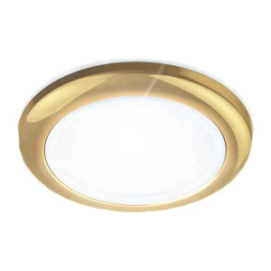 Светильник точечный Эра WR1 C0043846 GD MR16 12V 50W IP44 92 мм влагозащищенный золото