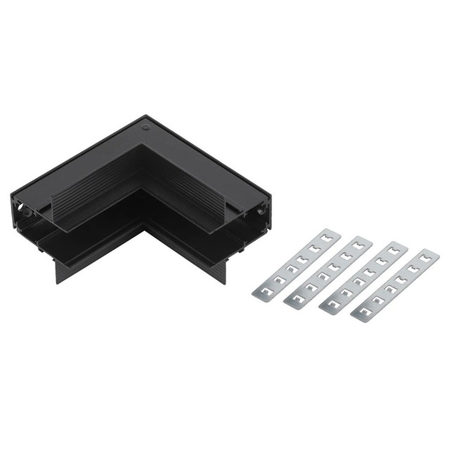 Коннектор Эра TRM-R20-CI-B Б0054783 угловой внутренний для встраиваемого магнитного шинопровода черный
