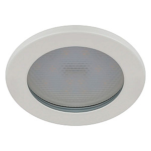 Светильник встраиваемый Эра KL95 WH GX53 IP44 110*55 мм влагозащищенный белый