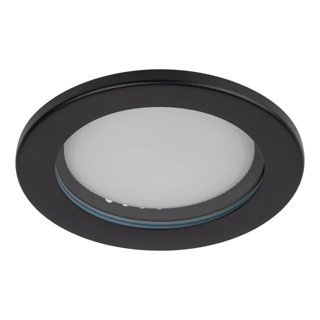 Светильник встраиваемый Эра KL95 Б0055812 SBK GX53 IP44 110*55 мм влагозащищенный черный