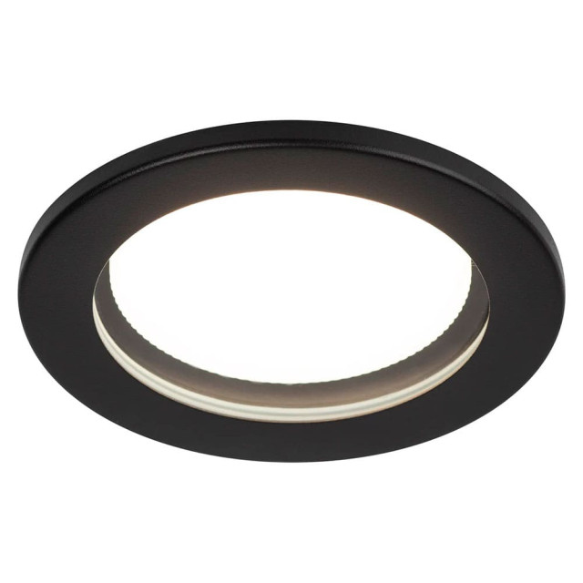 Светильник встраиваемый Эра KL95 Б0055812 SBK GX53 IP44 110*55 мм влагозащищенный черный