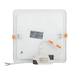 Светильник встраиваемый Эра LED 2-18-6K Б0019839 18W 220V 6500K квадрат