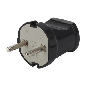 Вилка Эра Vx1-B Б0039672 24/480 прямая без заземления черная