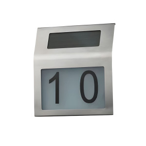 Номер дома Эра ERAFS048-09 Б0044249 с подсветкой на солнечной батарее 2LED