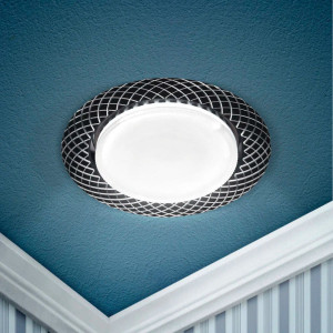 Светильник Эра KL 76 Б0049007 AL BK 1 Gx53 220V 13W черный