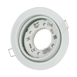 Светильник точечный Эра KL35 А WH /1 GX53 220V/13W поворотный белый