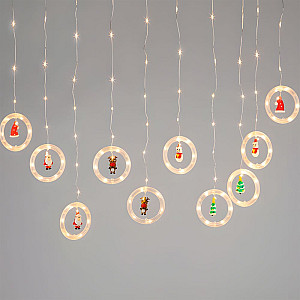 Гирлянда светодиодная Эра ENING-MG Занавес Волшебство 120 led 2.7*0.5 м теплый свет