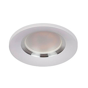 Светильник встраиваемый Эра KL107 Б0061096 WH/SL MR16 GU5.3 белый серебро