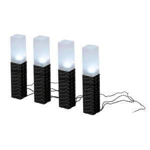 Светильник Эра ERASF23-14 Ротанг Б0062362 на солнечной батарее 41 см 4 LED 4 шт