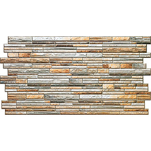 Панель ПВХ Grace Камень Плитняк златолит 980*480 мм