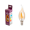 Лампа светодиодная Юпитер JP6002-04 CA35 Свеча на ветру 6 Вт E14 3000К декор