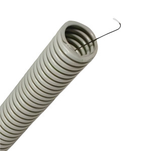 Труба гофрированная Юпитер JP3110-04 ПВХ 20 мм с зондом легкая