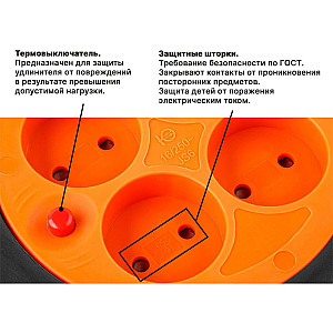 Удлинитель на катушке Юпитер JP8403-01 30 м