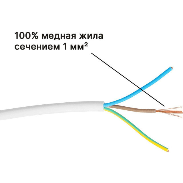 Удлинитель Юпитер JP8102-28 4 розетки с заземлением 7 м Удлинитель Юпитер JP8102-28 4 розетки с заземлением 7 м