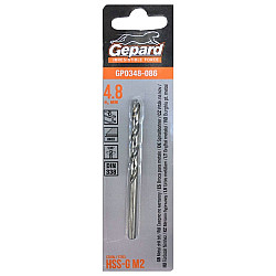 Сверло по металлу Gepard GP0348-086 HSS-G 4.8*52*86 мм