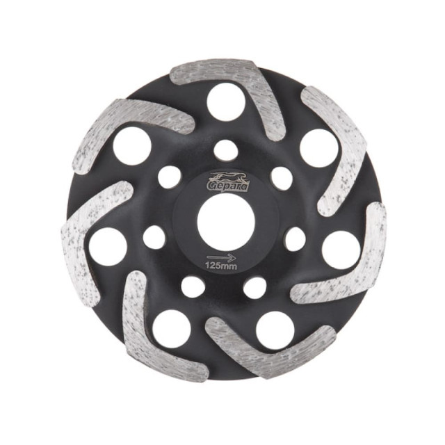 Чашка алмазная Gepard GP0807-125 125 мм бетон однорядная