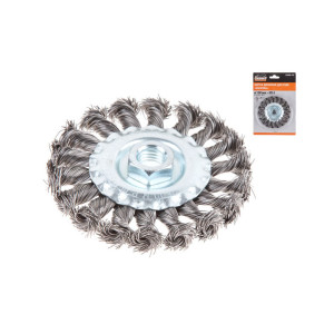 Щетка дисковая Gepard GP0890-100 косичка 100 мм/M14