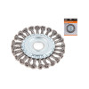 Щетка дисковая Gepard GP0894-125 косичка 125*22 мм