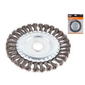 Щетка дисковая Gepard GP0894-150 косичка 150 мм*22 мм