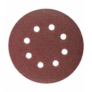 Шлифлист Gepard GP5001-320 125 мм круг Р320 для дерева 8 отверстий 5 шт