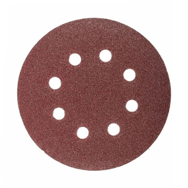 Шлифлист Gepard GP5001-320 125 мм круг Р320 для дерева 8 отверстий 5 шт
