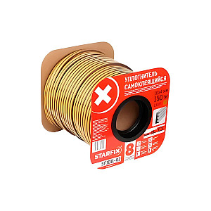 Уплотнитель Starfix SF1011-02 сдвоенный профиль E 10*4 мм коричневый