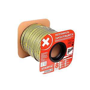 Уплотнитель Starfix SF1015-03 профиль P 9*5.5 мм черный