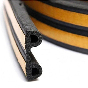 Уплотнитель Starfix SF1015-03 профиль P 9*5.5 мм черный