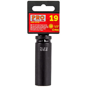 Головка торцевая Pro Startul PRO-32119 ударная тонкостенная глубокая шестигранная 1/2