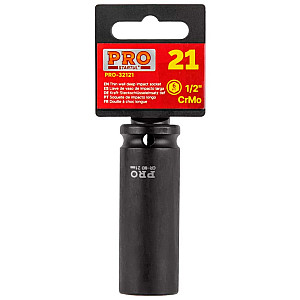 Головка торцевая Pro Startul PRO-32121 ударная тонкостенная глубокая шестигранная 1/2